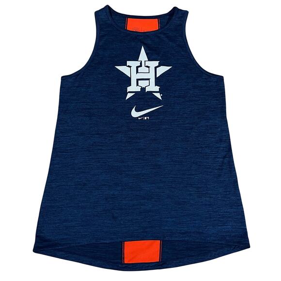 Nike Tops - Houston Astros MLB Nike Womens Blue Athletic Tank Top Size Small